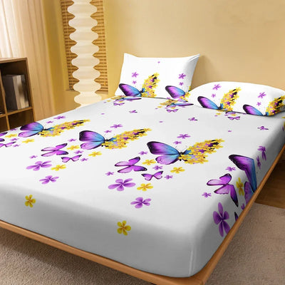 Four Seasons Men and Women Simple Fashion Butterfly Print