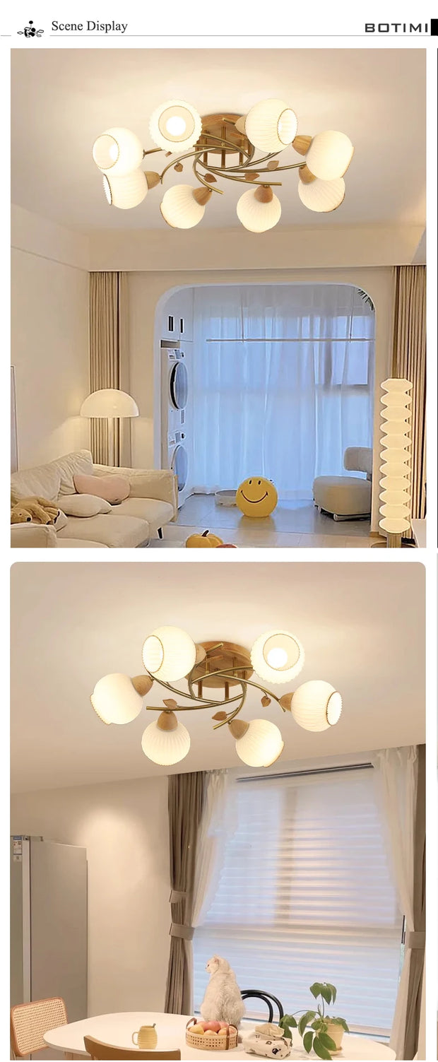 BOTIMI Home Decorative Glass Chandelier