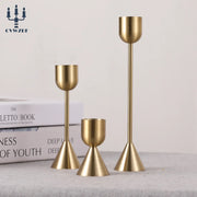 3Pcs/Set European style Metal Candle Holders