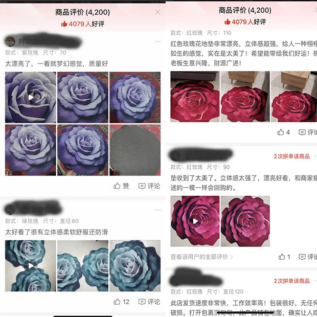 130cm/150cm/170cm Large Size Round Carpet