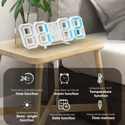 Table  3D LED Digital Alarm Clock
