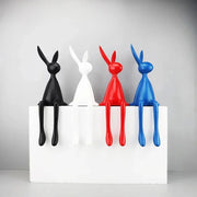 45cm Light Luxury Rabbit Sitting Posture Ornament
