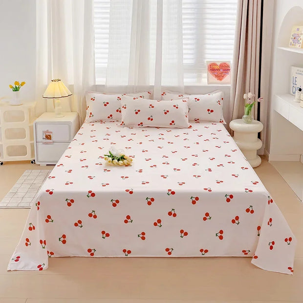 High Quality Soft Home Bed Sheets Linen Queen Size Bedspread