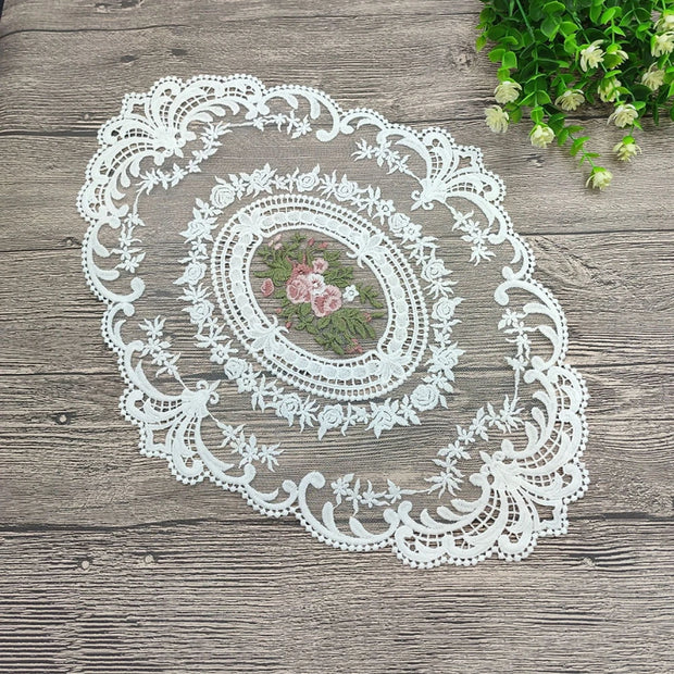 1PC Dinning Table Cover Embroidered Table Cloth