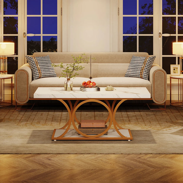 47.24-inch Modern Coffee Tables for Living Room