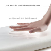 Low pillow cervical spine protection sleep aid
