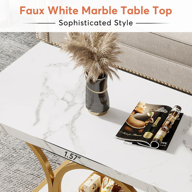 47.24-inch Modern Coffee Tables for Living Room