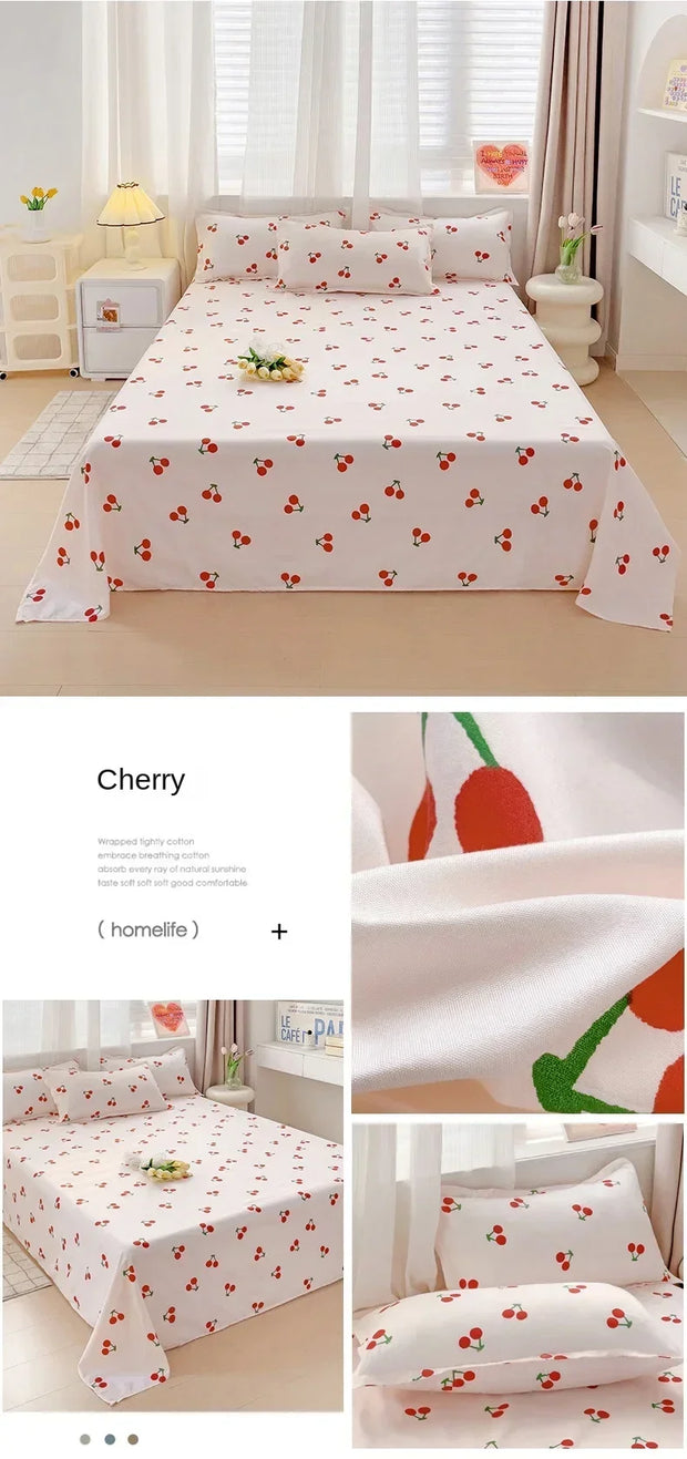 High Quality Soft Home Bed Sheets Linen Queen Size Bedspread