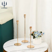 3Pcs/Set European style Metal Candle Holders
