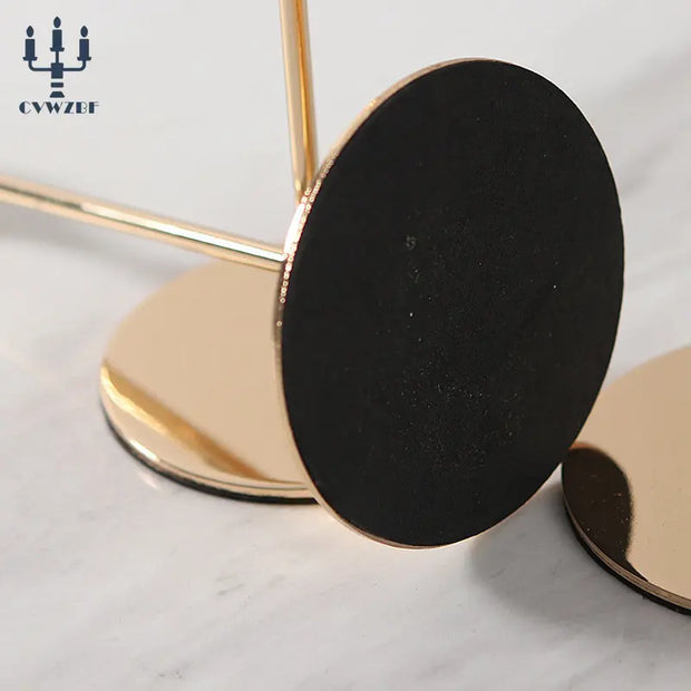 3Pcs/Set European style Metal Candle Holders