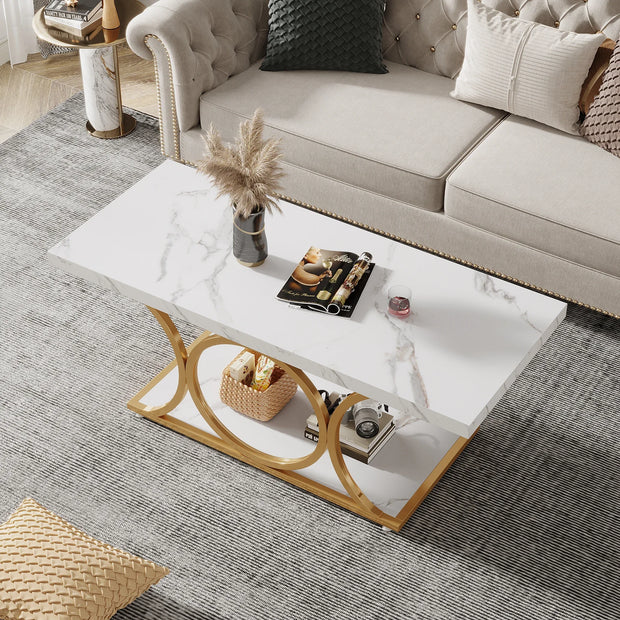 47.24-inch Modern Coffee Tables for Living Room
