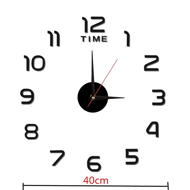 3D Luminous Modern Design Wall Clock