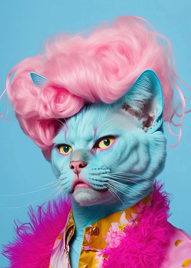Animal's Gorgeous Cross Dressing Poster Wall Art