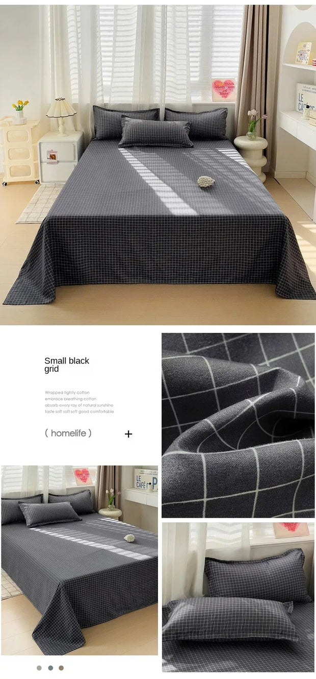 High Quality Soft Home Bed Sheets Linen Queen Size Bedspread