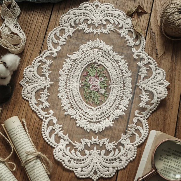 1PC Dinning Table Cover Embroidered