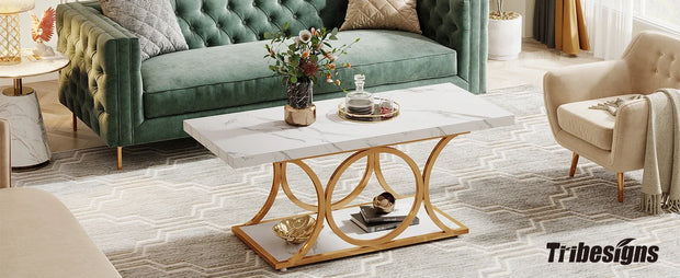 47.24-inch Modern Coffee Tables for Living Room