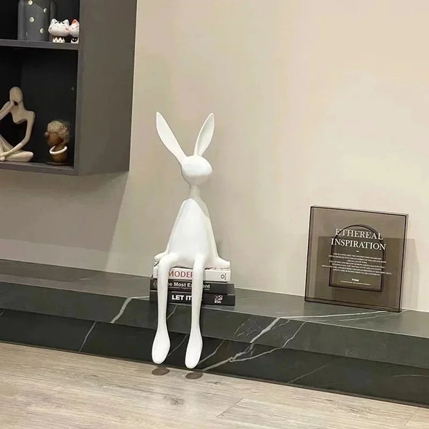 45cm Light Luxury Rabbit Sitting Posture Ornament