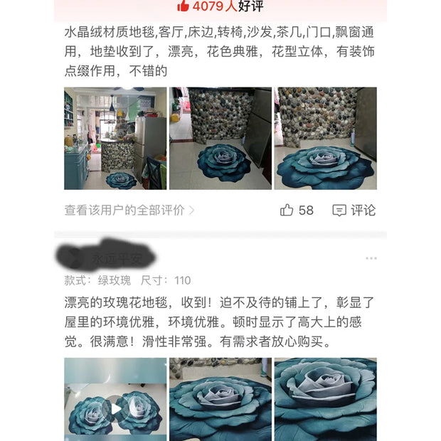 130cm/150cm/170cm Large Size Round Carpet