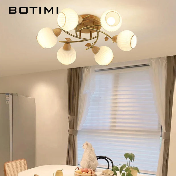 BOTIMI Home Decorative Glass Chandelier