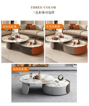 Unique Aesthetic Coffee Marble European  Tables