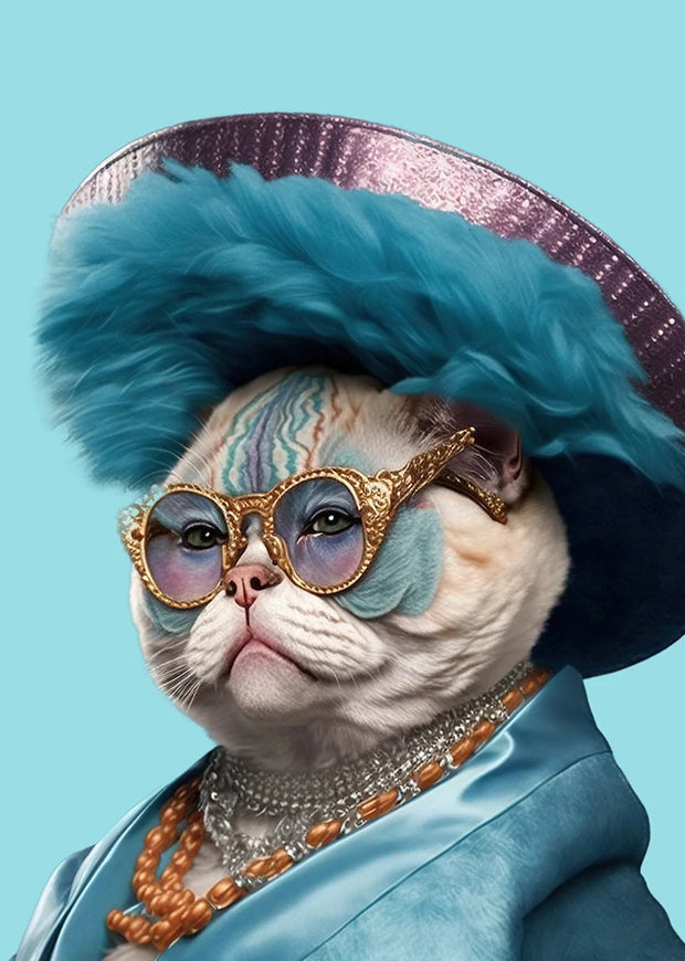 Animal's Gorgeous Cross Dressing Poster Wall Art
