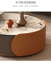 Unique Aesthetic Coffee Marble European  Tables