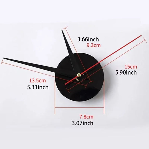 3D Luminous Modern Design Wall Clock