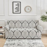 1pc Flower Printed Elastic Sofa Cover