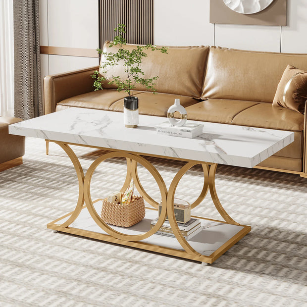 47.24-inch Modern Coffee Tables for Living Room