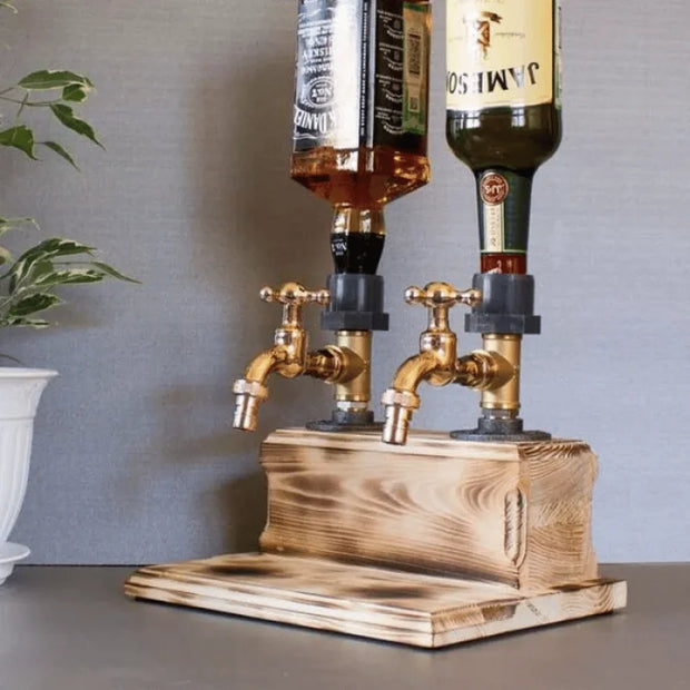 Wooden Liquor Dispenser