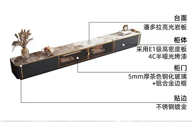 Unique Aesthetic Coffee Marble European  Tables