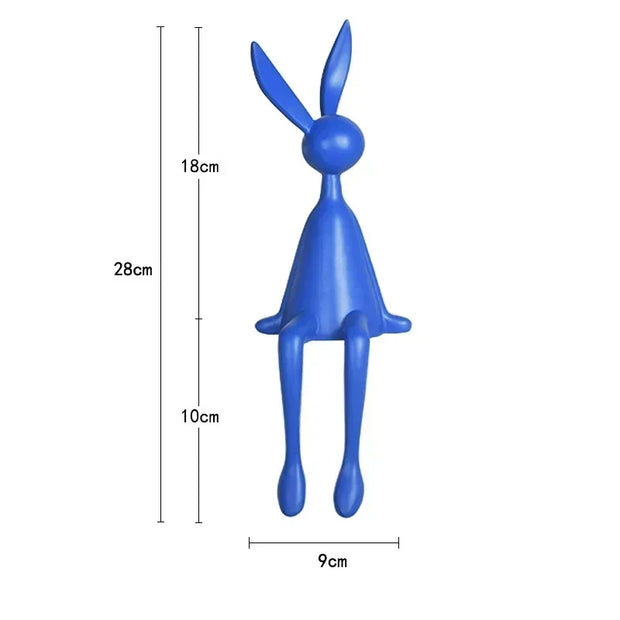 45cm Light Luxury Rabbit Sitting Posture Ornament