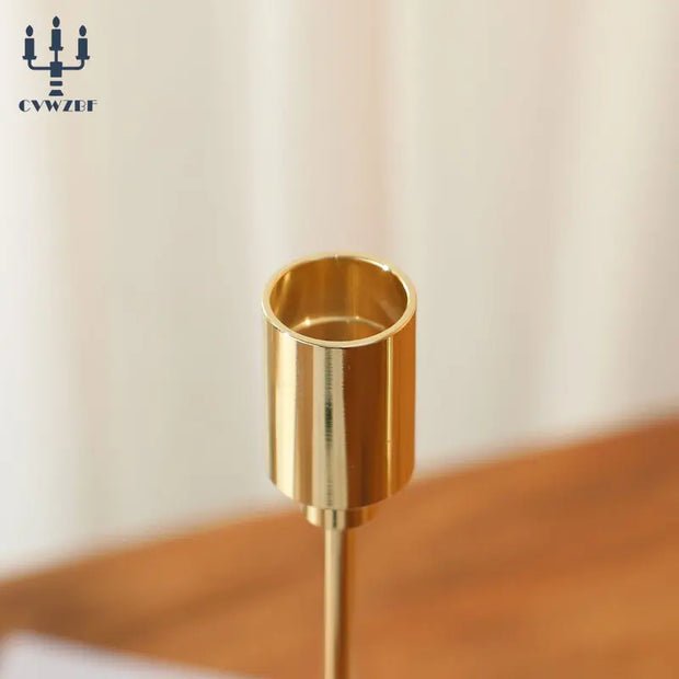 3Pcs/Set European style Metal Candle Holders