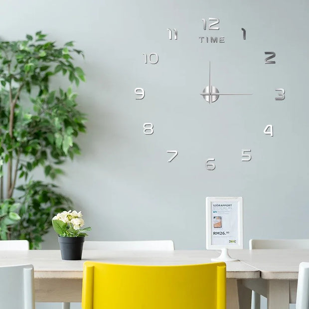 3D Luminous Modern Design Wall Clock