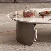 Unique Aesthetic Coffee Marble European  Tables