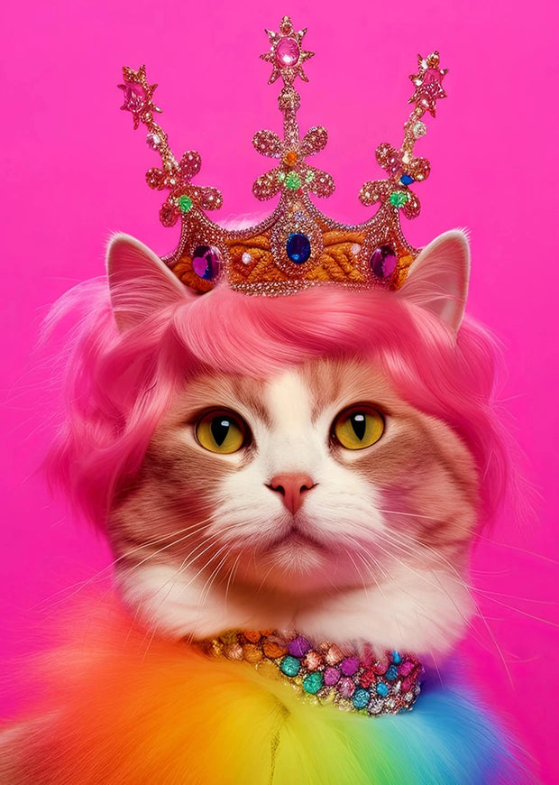 Animal's Gorgeous Cross Dressing Poster Wall Art