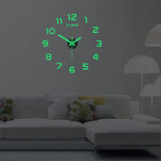 3D Luminous Modern Design Wall Clock