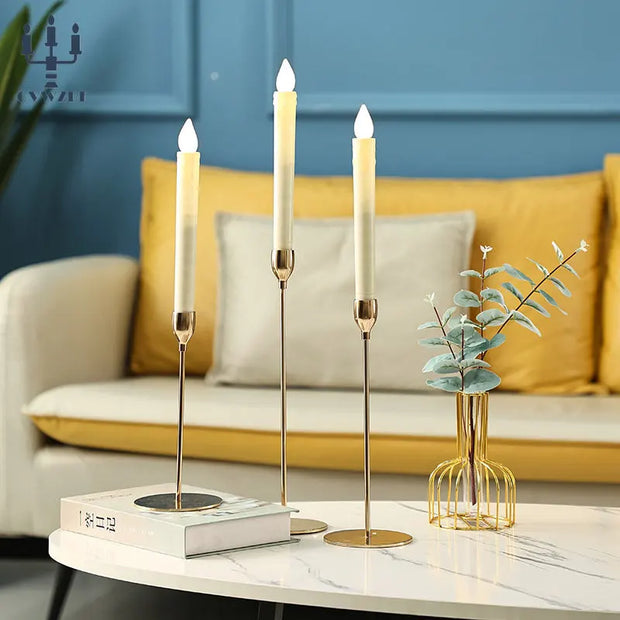 3Pcs/Set European style Metal Candle Holders