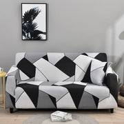 1pc Flower Printed Elastic Sofa Cover