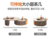 Unique Aesthetic Coffee Marble European  Tables