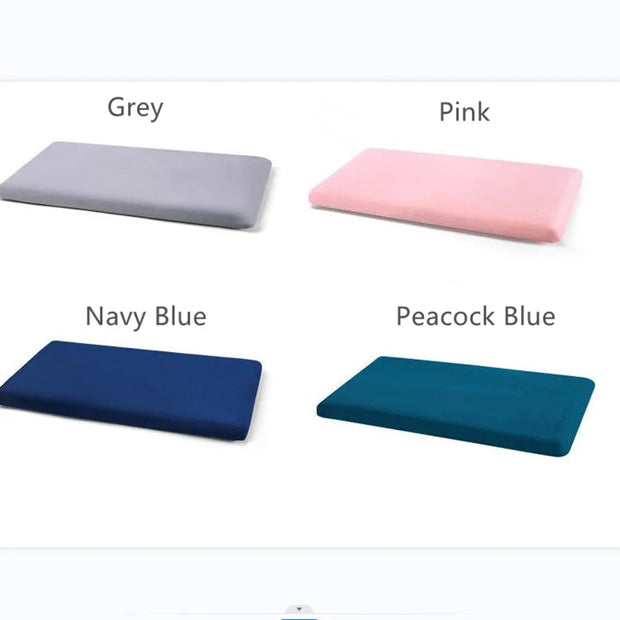 Low pillow cervical spine protection sleep aid