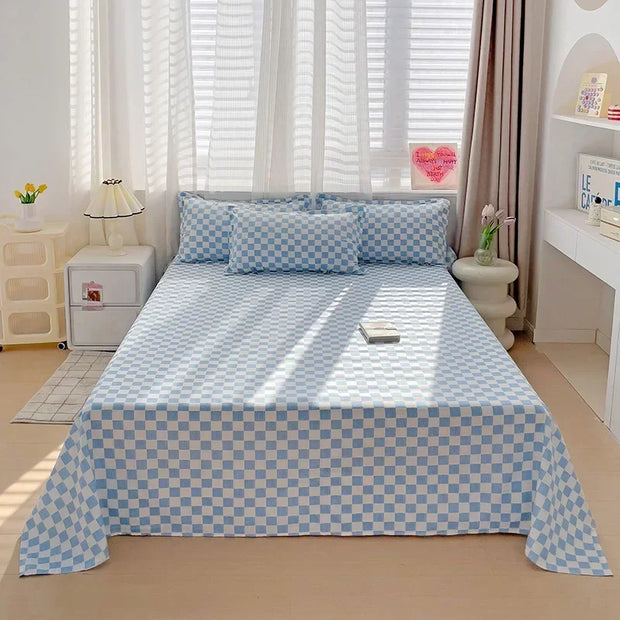 High Quality Soft Home Bed Sheets Linen Queen Size Bedspread