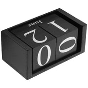 Wooden Block Calendar Elegant Office Desk