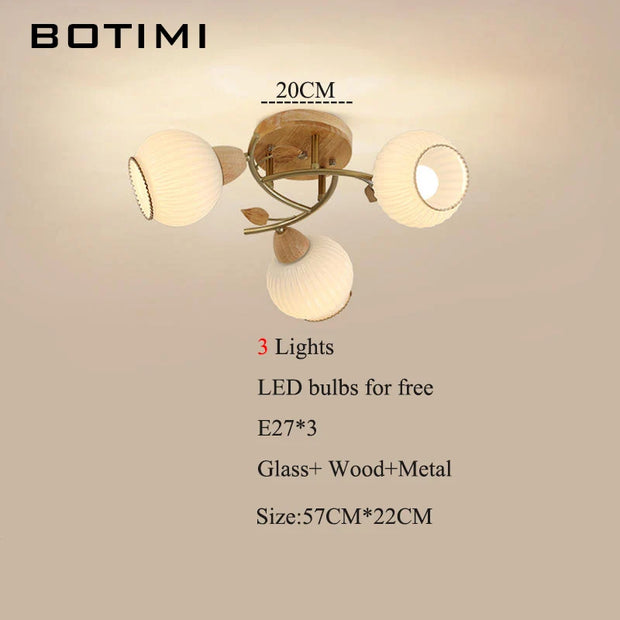 BOTIMI Home Decorative Glass Chandelier