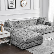 1pc Flower Printed Elastic Sofa Cover