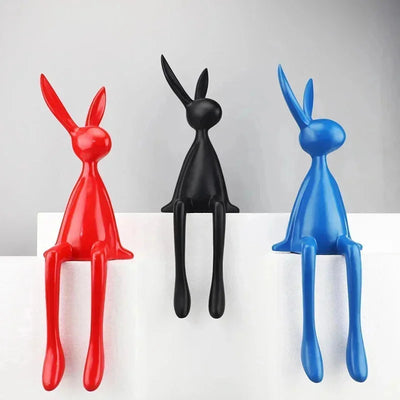 45cm Light Luxury Rabbit Sitting Posture Ornament