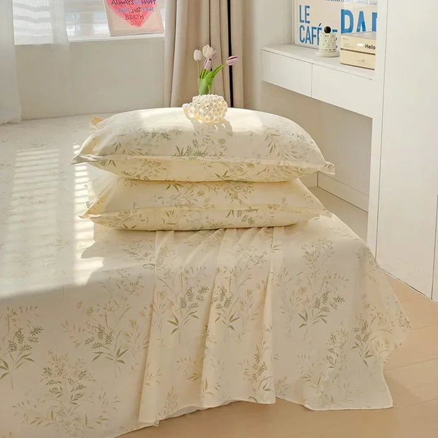 High Quality Soft Home Bed Sheets Linen Queen Size Bedspread