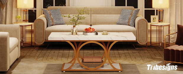 47.24-inch Modern Coffee Tables for Living Room