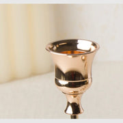 3pc Candlestick Holders Kit Brass Gold for Wedding Party Dinning