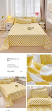High Quality Soft Home Bed Sheets Linen Queen Size Bedspread